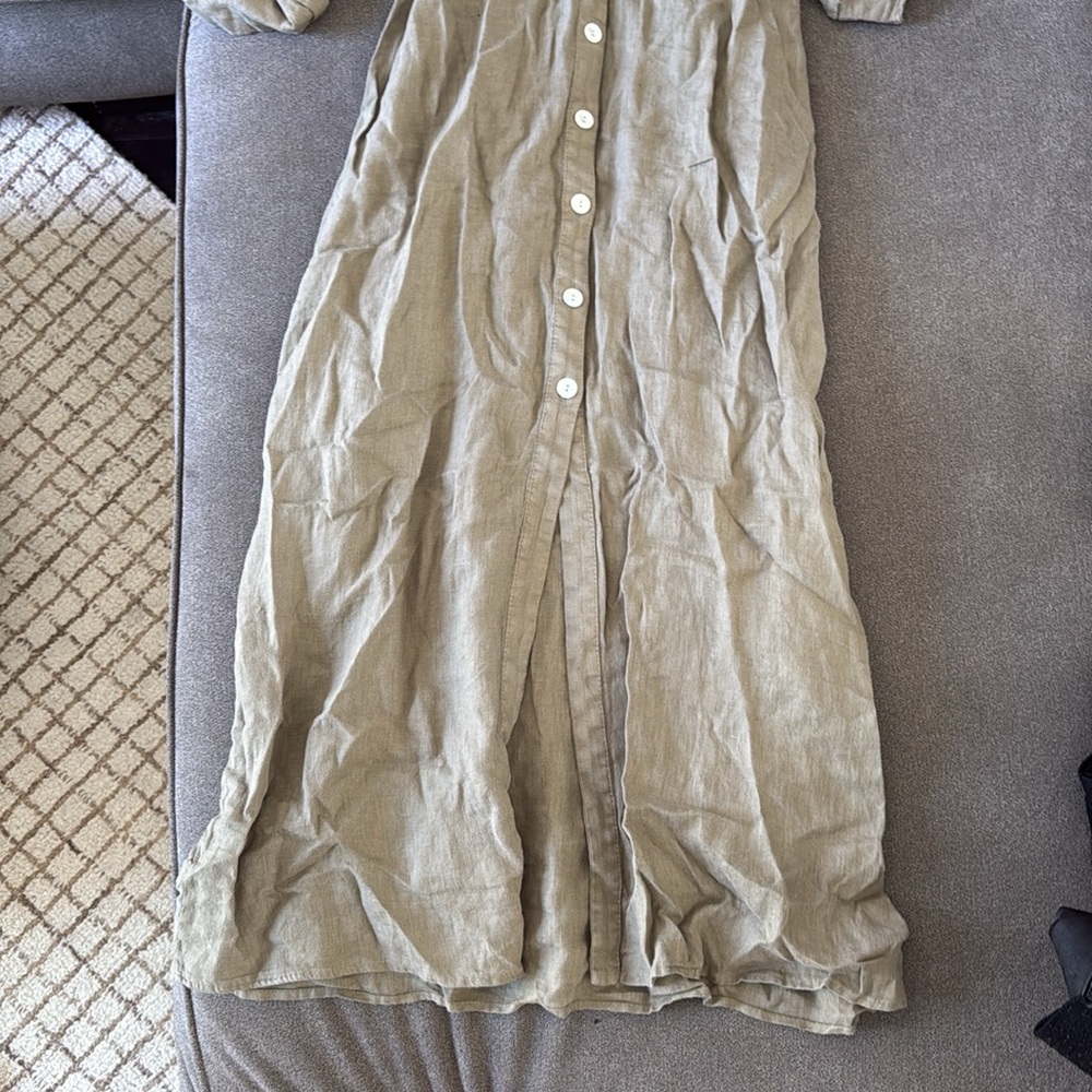 NWT Zara linen maxi dress - Picture 2 of 5